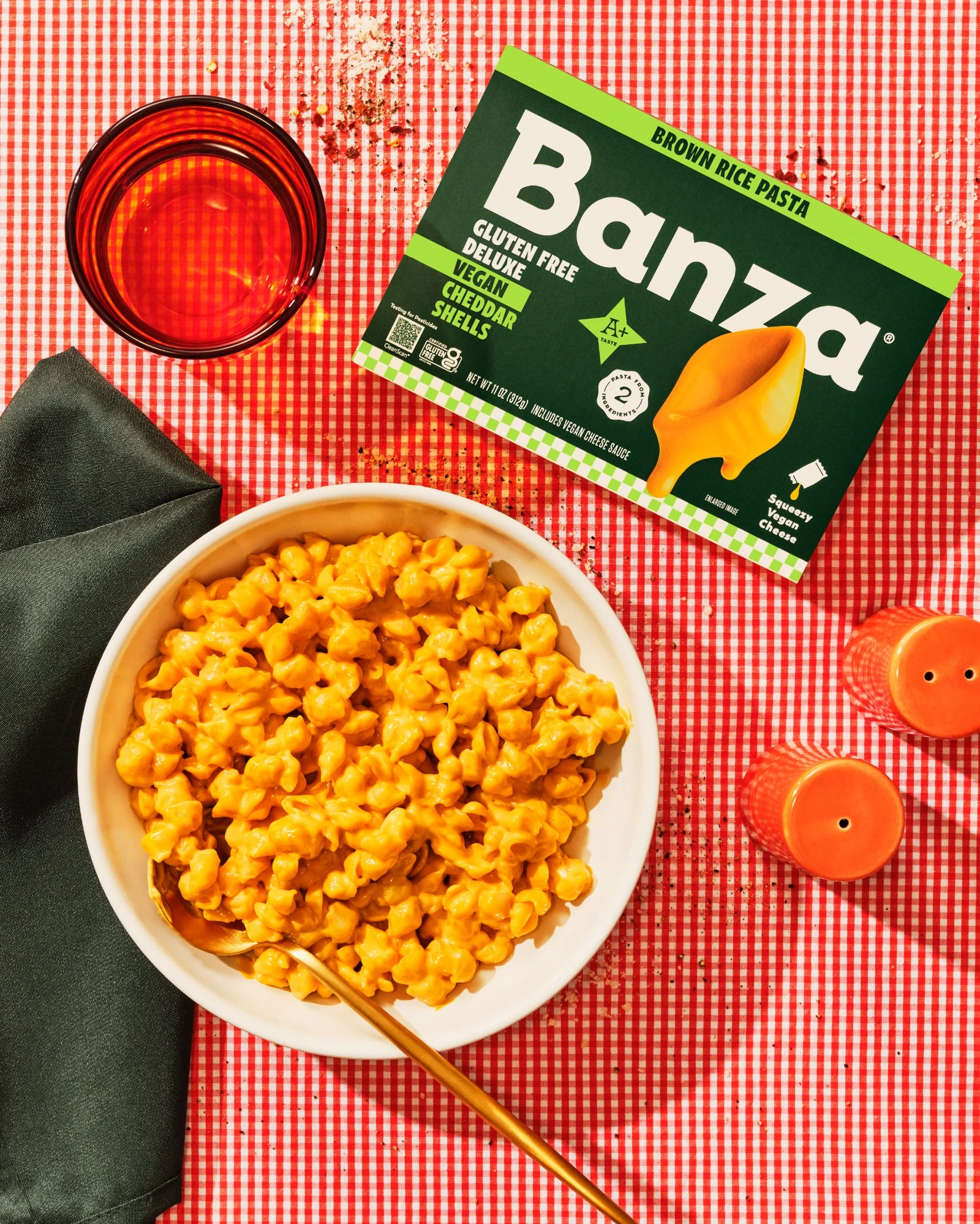 Brown Rice Vegan Deluxe Cheddar Shells - Image 3
