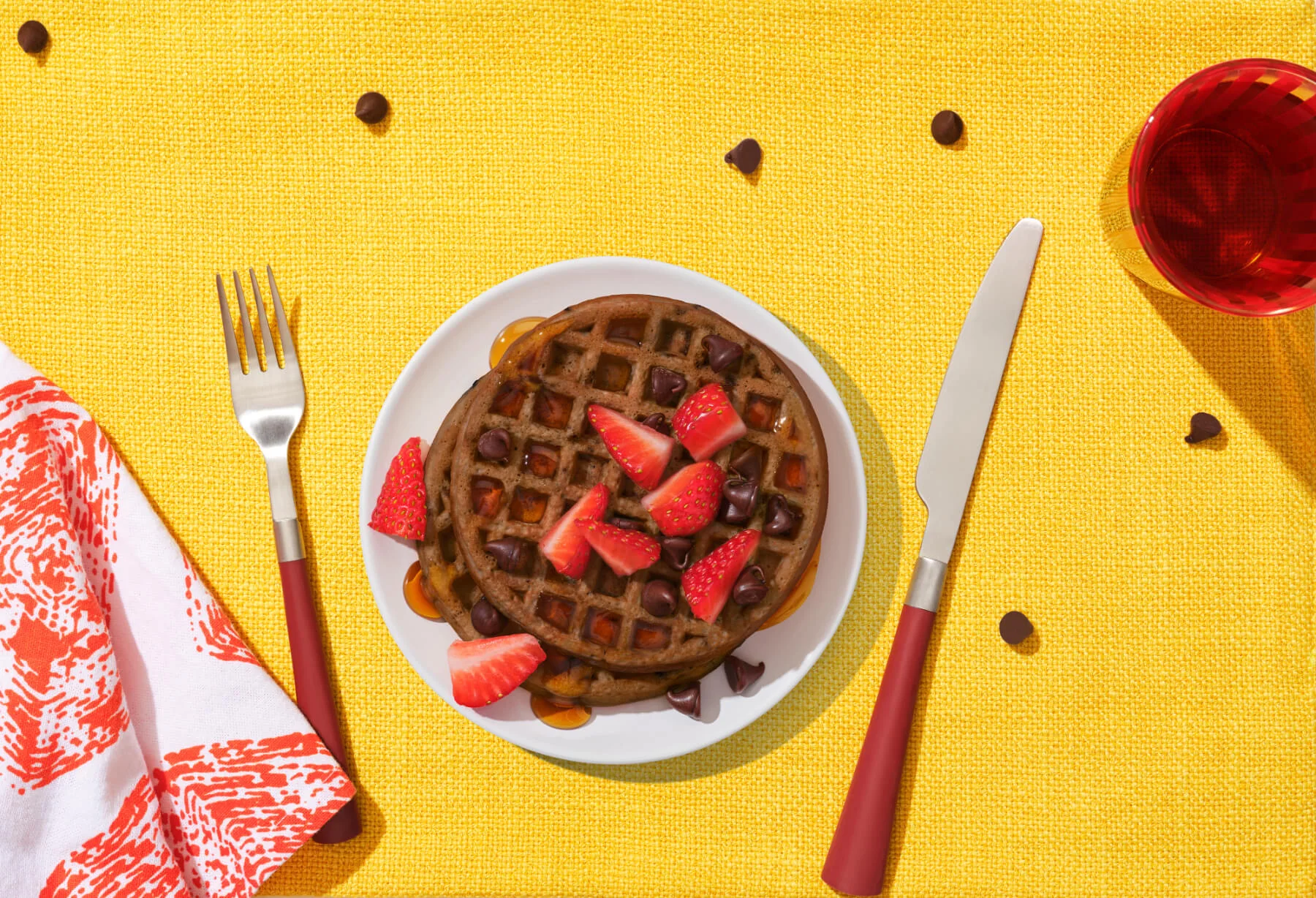 Chocolate Chip Protein Waffles - Image 5